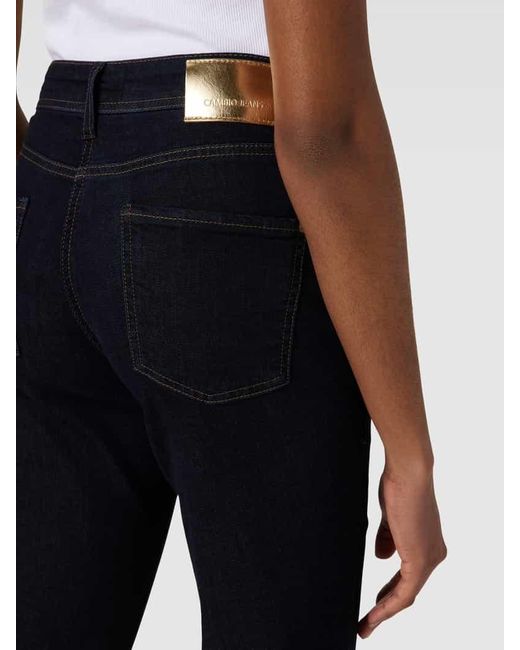 Cambio Regular Fit Jeans mit verkürztem Schnitt Modell 'PIPER' in Blue für Herren