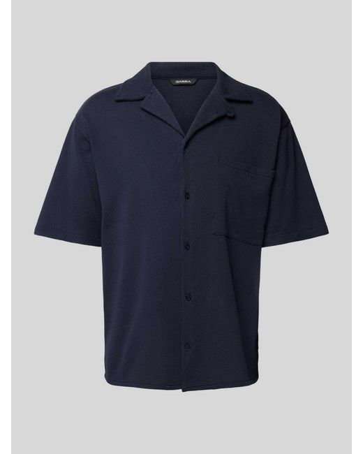 Gabba Regular Fit Freizeithemd mit Brusttasche Modell 'Lopez' in Blue für Herren