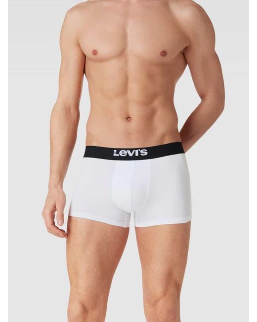 Levi's Trunks Mit Elastischem Logo-Bund Modell 'Solid Basic Trunk' in Black für Herren