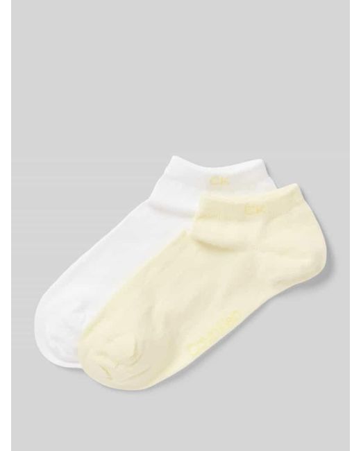 Calvin Klein Natural Sneaker-Socken mit Stretch-Anteil im 2er-Pack