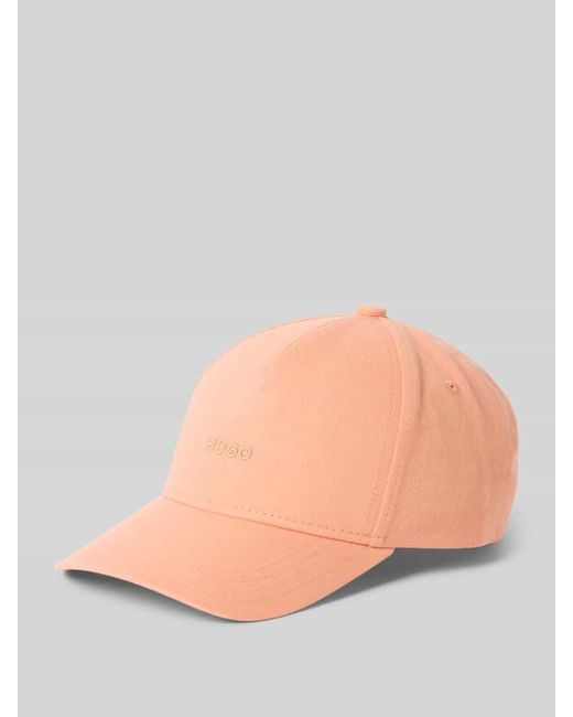 HUGO Natural Basecap mit Logo-Stitching Modell 'Cara'
