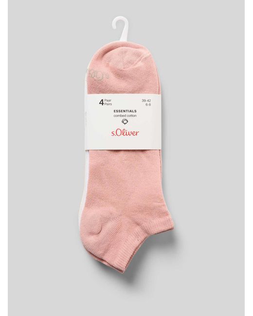 S.oliver Sokken Van Katoenmix in het Pink