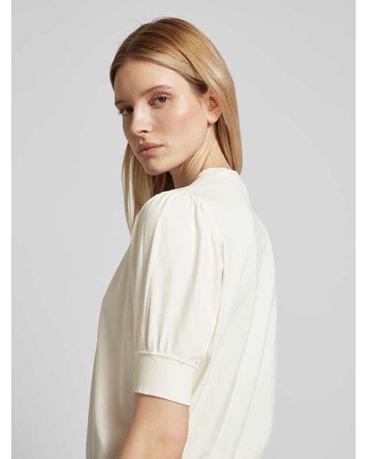 Drykorn Sweatshirt mit gerippten Abschlüssen Modell 'SMELA' in White für Herren