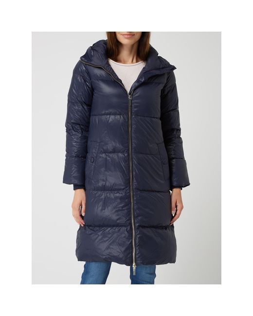 Armani Exchange Daunenmantel Mit Kapuze In Blau Lyst