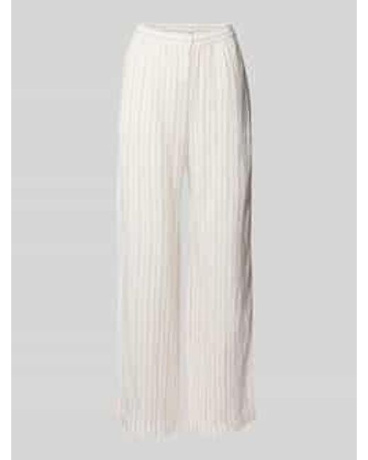 Samsøe & Samsøe Stoffen Broek Met Knoopsluiting in het White