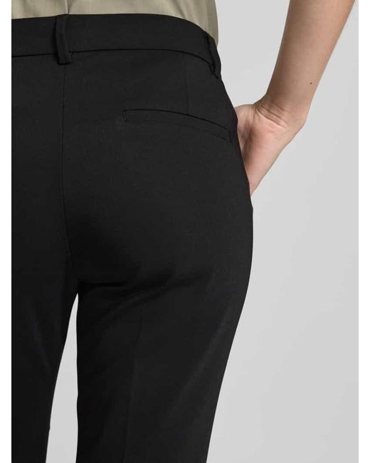 Freequent Black Stoffhose mit Eingrifftaschen Modell 'Isadora'