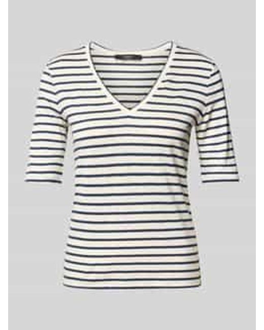 Weekend by Maxmara T-Shirt Met V-Hals, Model 'Opzione' in het Gray