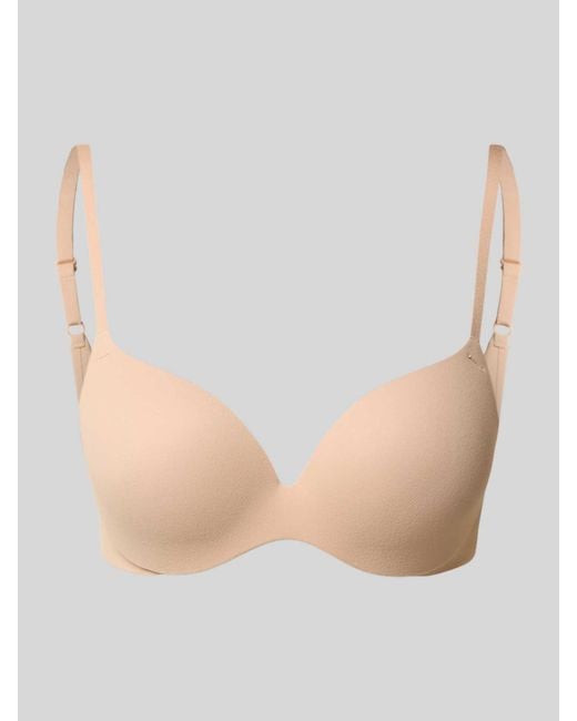 Magic Bodyfashion Regular Fit Push-Upbeha Met Haakjessluiting in het Natural
