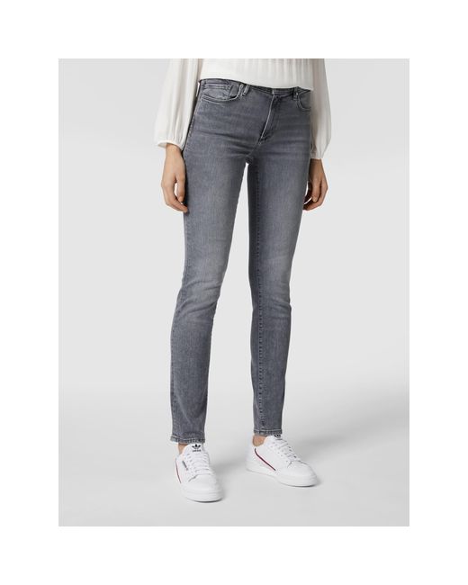 s.Oliver RED LABEL Denim Slim Fit Jeans mit Stretch-Anteil Modell 'Betsy'  in Mettallic | Lyst DE