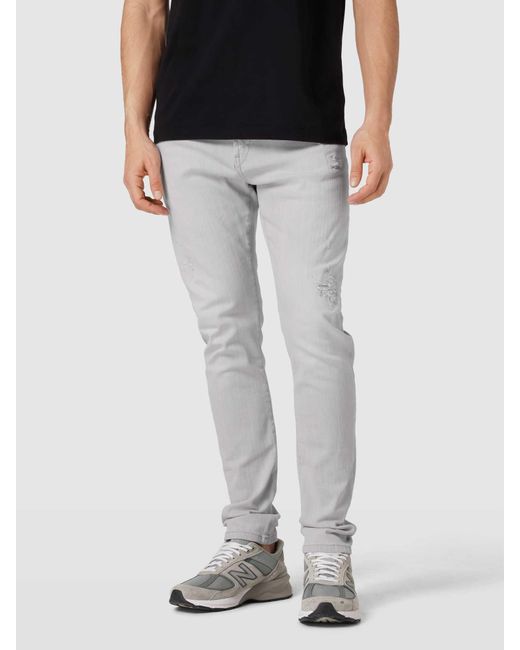 Elias Rumelis Jeans mit 5-Pocket-Design Modell 'Noel' in Gray für Herren