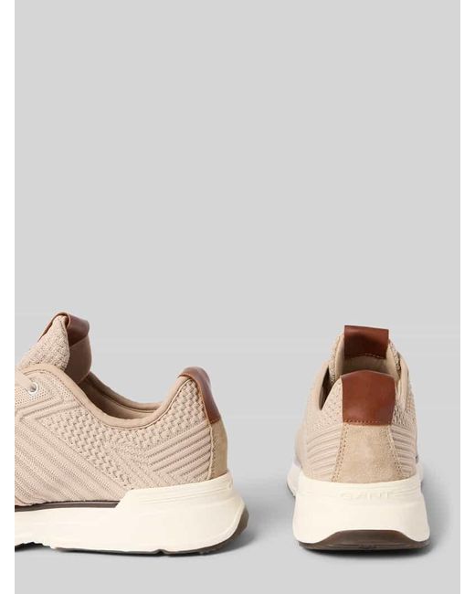 Gant Sneaker mit Label-Details Modell 'Beeker' in Natural für Herren
