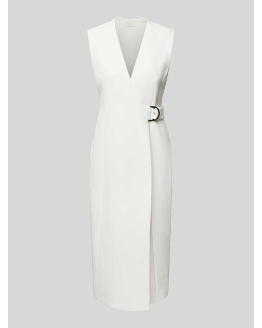 Ted Baker Midi-jurk Met Tailleriem in het White