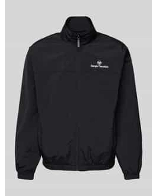 Sergio Tacchini Trainingsjack Met Opstaande Kraag in het Black voor heren