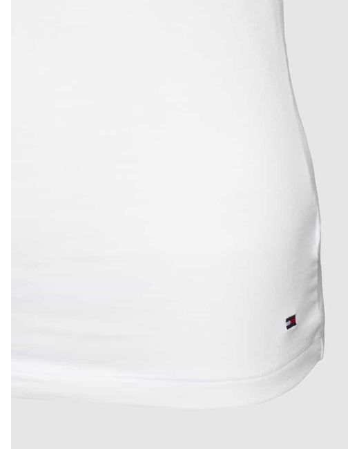 Tommy Hilfiger White Unterhemd Modell 'PREMIUM ESSENTIALS' im 2er-Pack