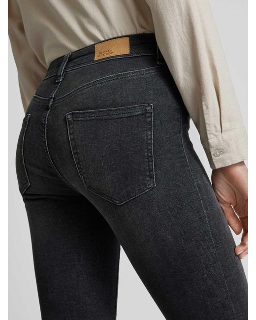 Vero Moda Black Skinny Fit Jeans im 5-Pocket-Design Modell 'LUX'