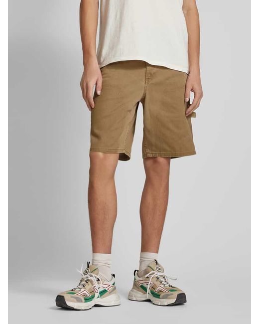 Karlkani Regular Fit Shorts Im 5-Pocket-Design in Natural für Herren