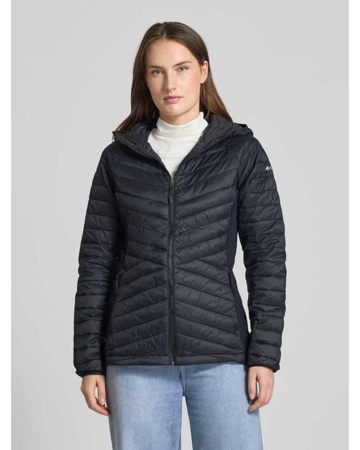 Columbia Blue Slim Fit Steppjacke mit Reißverschluss Modell 'Omni-Shield'