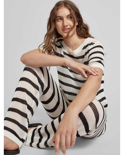 Frieda & Freddies Multicolor Strickpullover Mit Streifenmuster