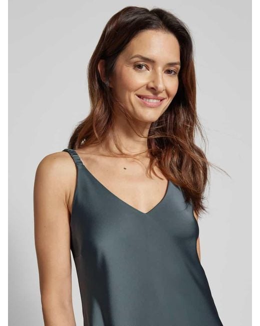 VM VERA MONT Blue Cocktailkleid Mit V-Ausschnitt
