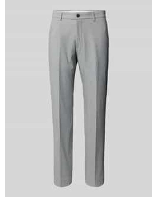 S.oliver Regular Fit Pantalon Met Structuurmotief in het Gray voor heren