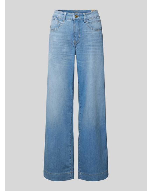 M·a·c Flared Cut Jeans im 5-Pocket-Design Modell 'RICH PALAZZO' in Blue für Herren