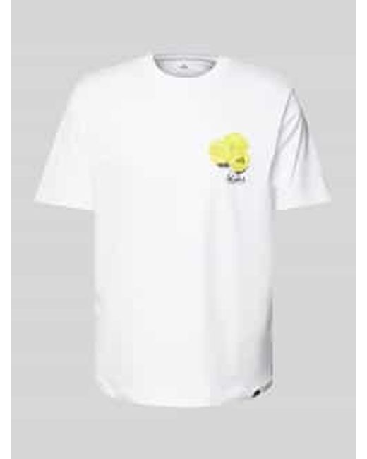 Adidas T-shirt Met Labelprint in het White voor heren