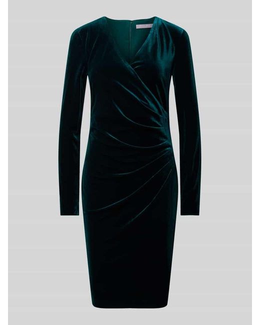 Christian Berg Cocktail Blue Knielanges Cocktailkleid