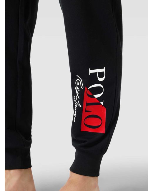 Polo Ralph Lauren Sweatpants mit Label-Print Modell 'LOOPBACK' in Blue für Herren