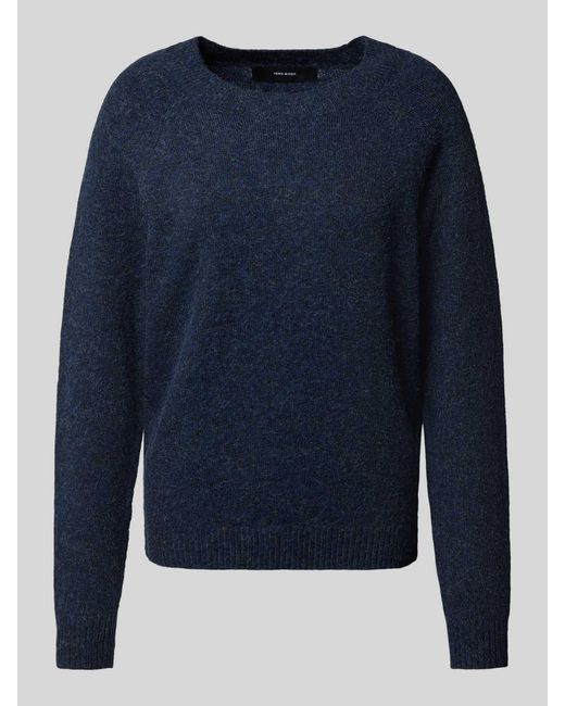 Vero Moda Regular Fit Pullover Met Ribboordjes, Model 'Doffy' in het Blue