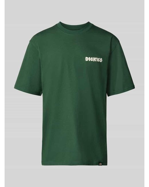 Dickies T-Shirt mit Label-Print Modell 'GORDONSVILLE' in Green für Herren