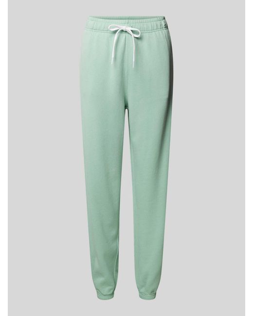 Polo Ralph Lauren Regular Fit Sweatpants Met Logostitching in het Green