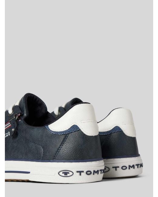 Tom Tailor Sneakers Met Ritssluiting in het Blue voor heren