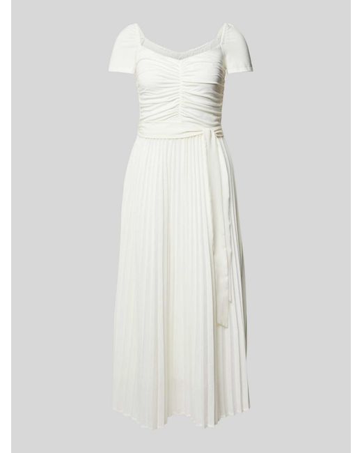 Guess Midi-jurk Met Plooien in het White