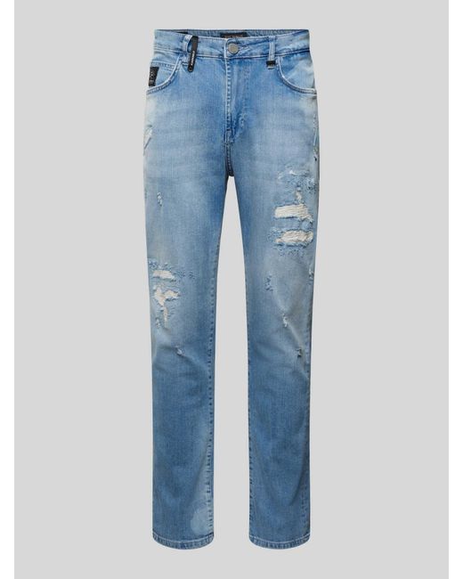 Elias Rumelis Comfort Fit Jeans in het Blue voor heren