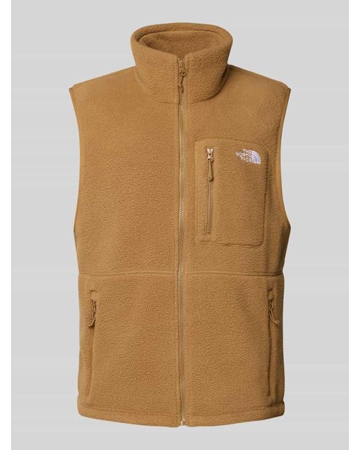 The North Face Fleeceweste mit Label-Stitching Modell 'YUMIORI' in Natural für Herren