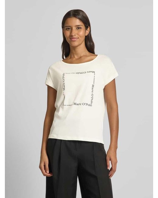 Marc O' Polo Natural Relaxed Fit T-Shirt aus reiner Baumwolle