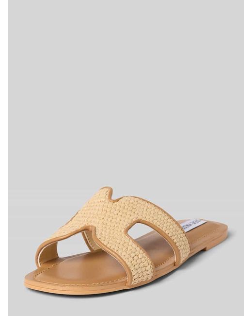 Steve Madden Natural Slides mit Label-Detail Modell 'ZARNIA'