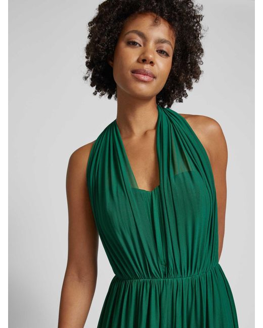 Abendkleid mit plisseefalten Clearance