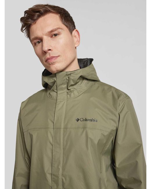 Columbia Softshell-jack Met Labelprint in het Green voor heren