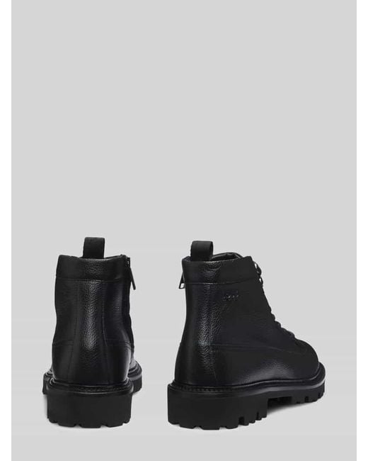 Boss Boots aus echtem Rindsleder Modell 'JULYO' in Black für Herren