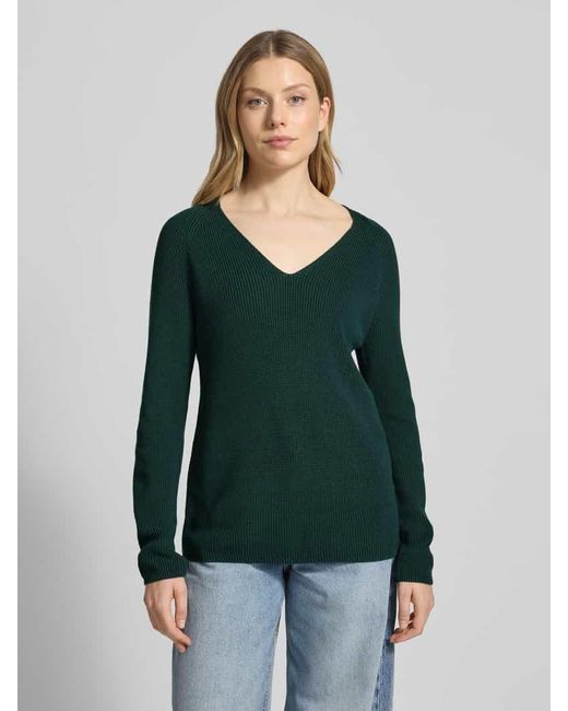 S.oliver Green Regular Fit Strickpullover aus Baumwoll-Mix
