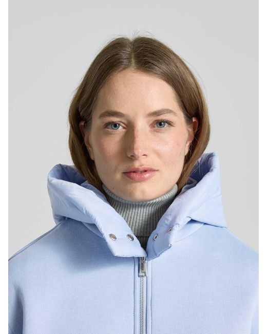 Zero Sweatjack Met Capuchon in het Blue