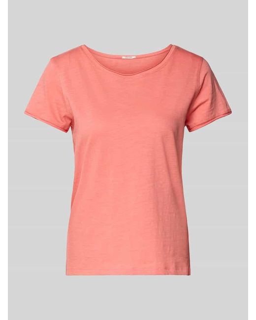 Tom Tailor Pink Regular Fit T-Shirt aus reiner Baumwolle