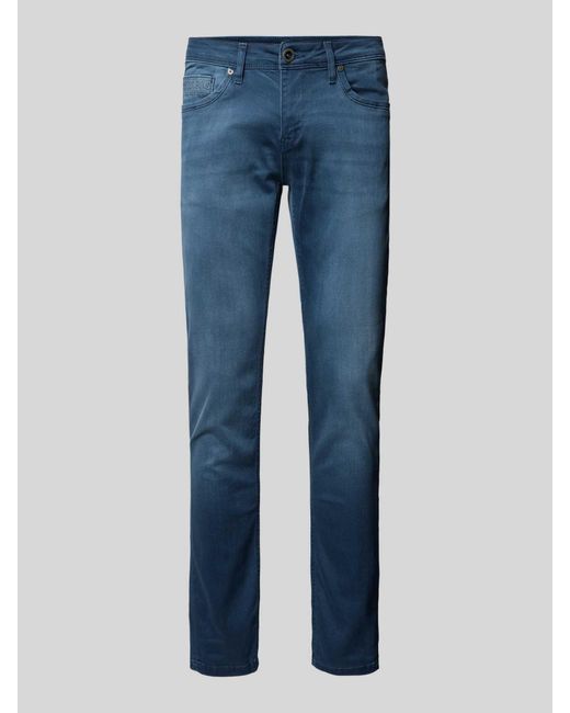 Cars Jeans Slim Fit Jeans mit Label-Detail Modell 'BLAST' in Blue für Herren