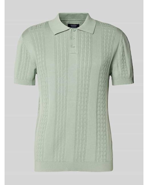 Mcneal Regular Fit Poloshirt mit kurzer Knopfleiste in Green für Herren