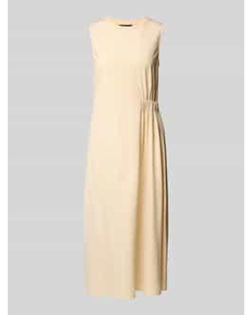 Weekend by Maxmara Midi-jurk Met Plooien Opzij in het Natural
