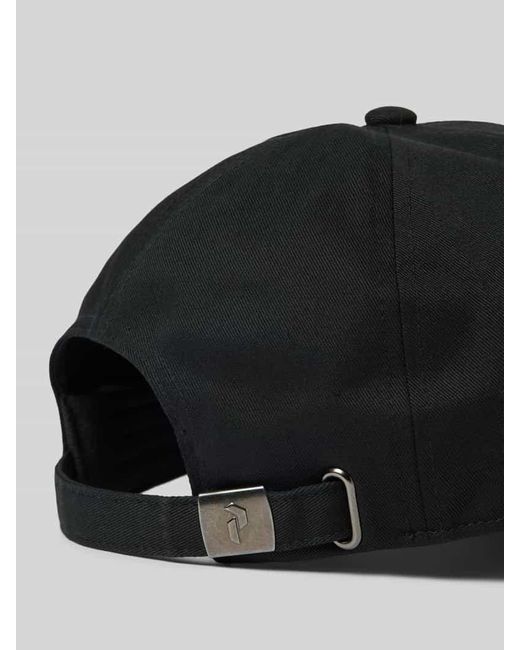 Peak Performance Cap Mit Logo-Stitching Und Verstärktem Schirm in Black für Herren