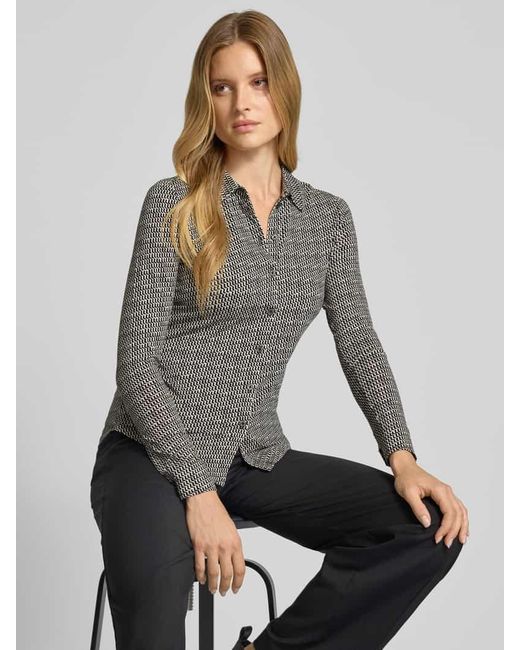 Marc O' Polo Gray Regular Fit Bluse aus Viskose-Mix