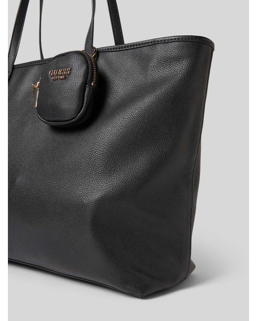 Guess Shopper Met Labeldetail, Model 'Power Play Ii Large Tech' in het Black