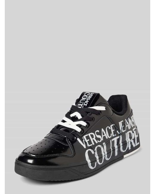 Versace Sneaker mit Label-Print Modell 'FONDO STARLIGHT' in Black für Herren